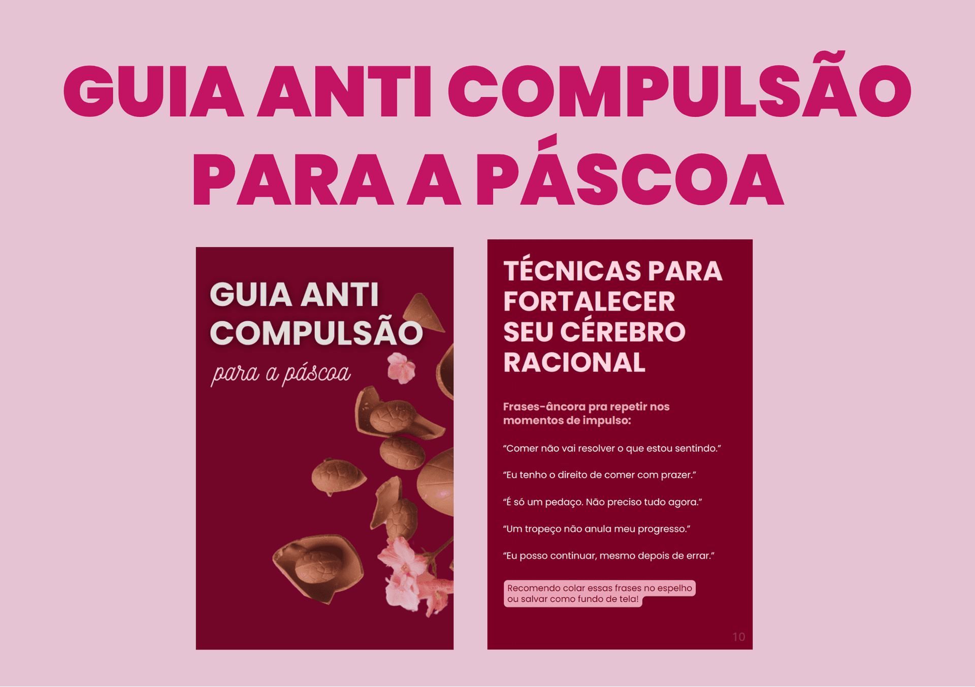 Guia anti compulsão para a Páscoa